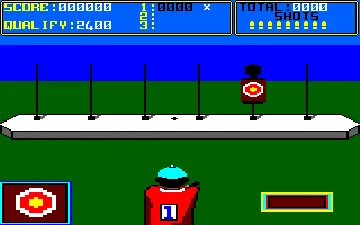 Daley Thompson's Supertest (UK) (1986) (Trainer) screen shot game playing